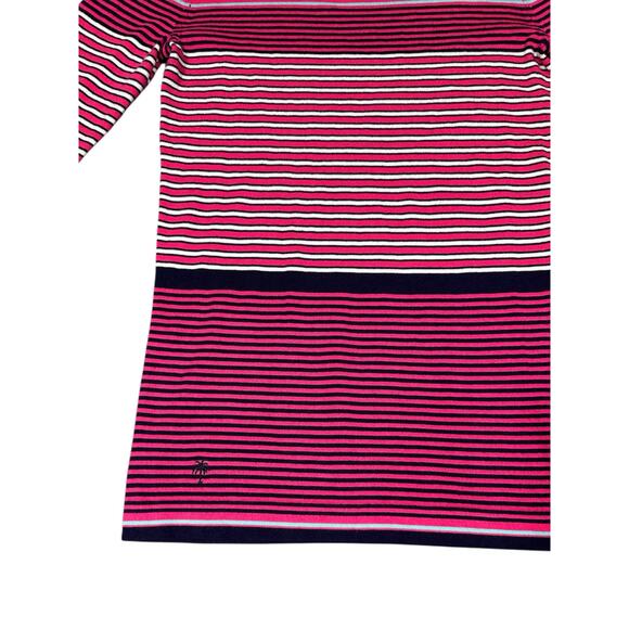 Lilly Pulitzer Striped Sweater Dress | Size Small | Pink & Navy Preppy Classic - Picture 4 of 7